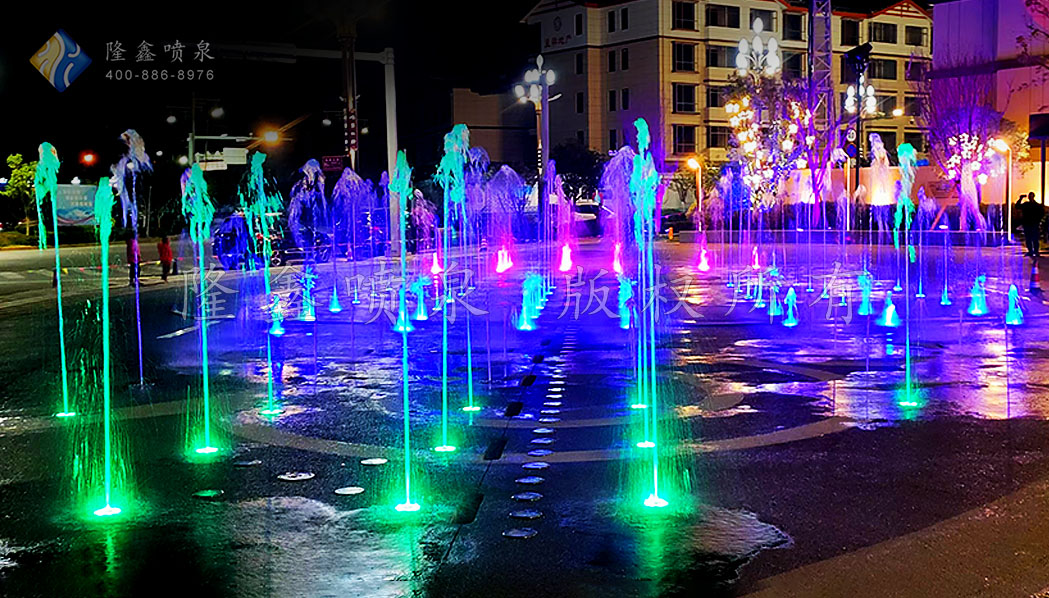 麗江旱式音樂(lè)噴泉